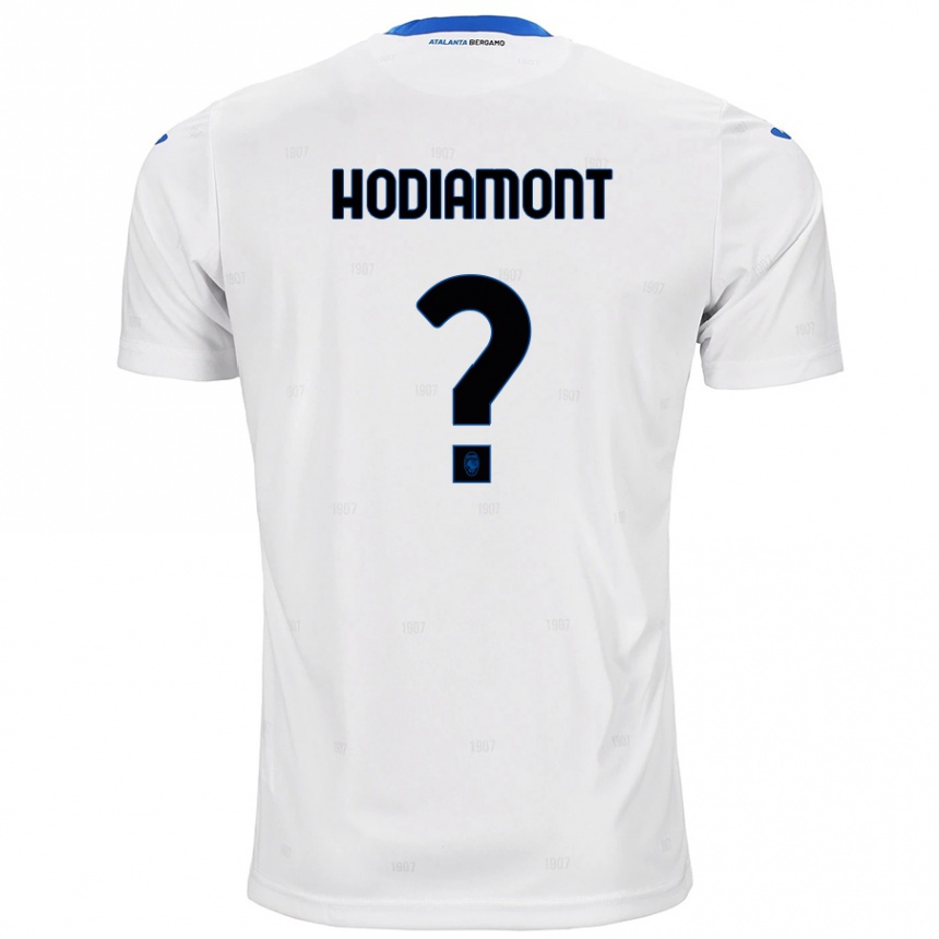 Kids Football Lyam Hodiamont #0 White Away Jersey 2024/25 T-Shirt Uk