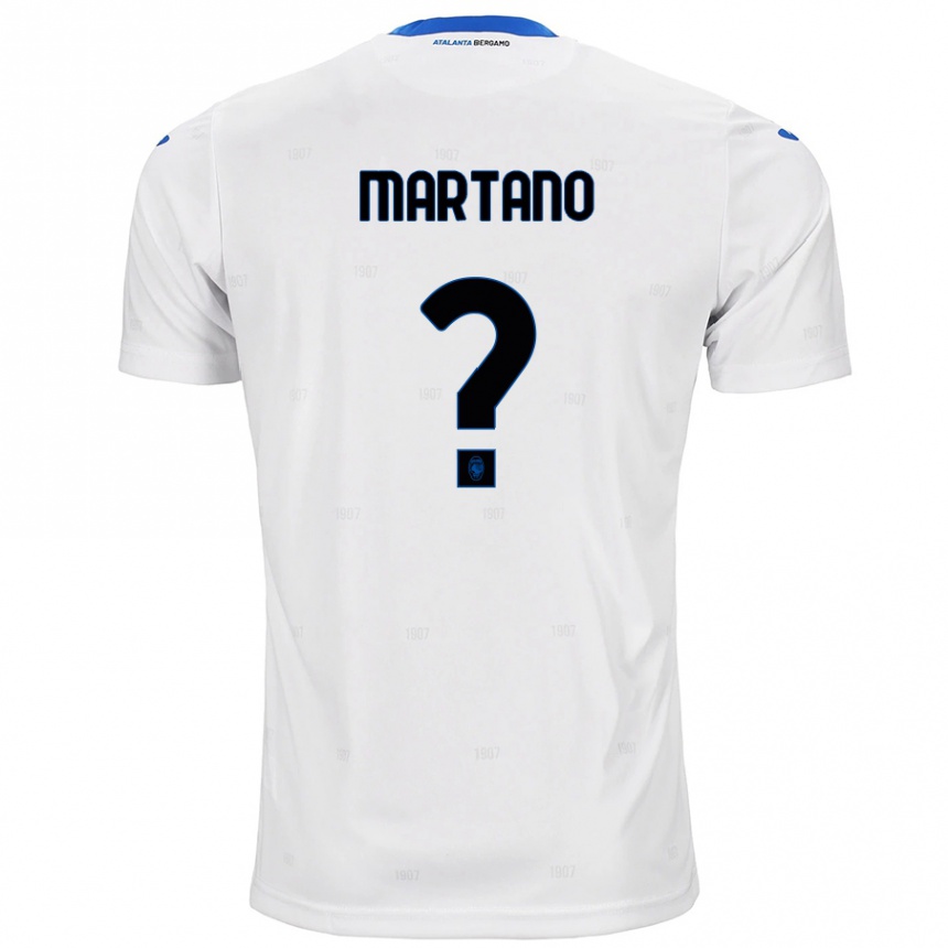 Kids Football Aldo Martano #0 White Away Jersey 2024/25 T-Shirt Uk