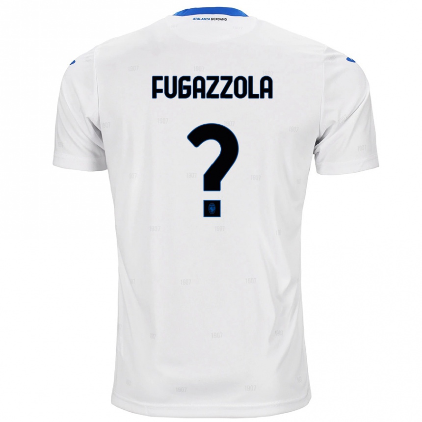 Kids Football Marcello Fugazzola #0 White Away Jersey 2024/25 T-Shirt Uk