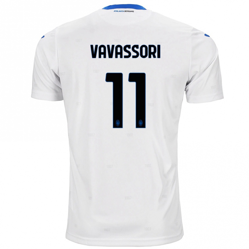 Kids Football Dominic Vavassori #11 White Away Jersey 2024/25 T-Shirt Uk