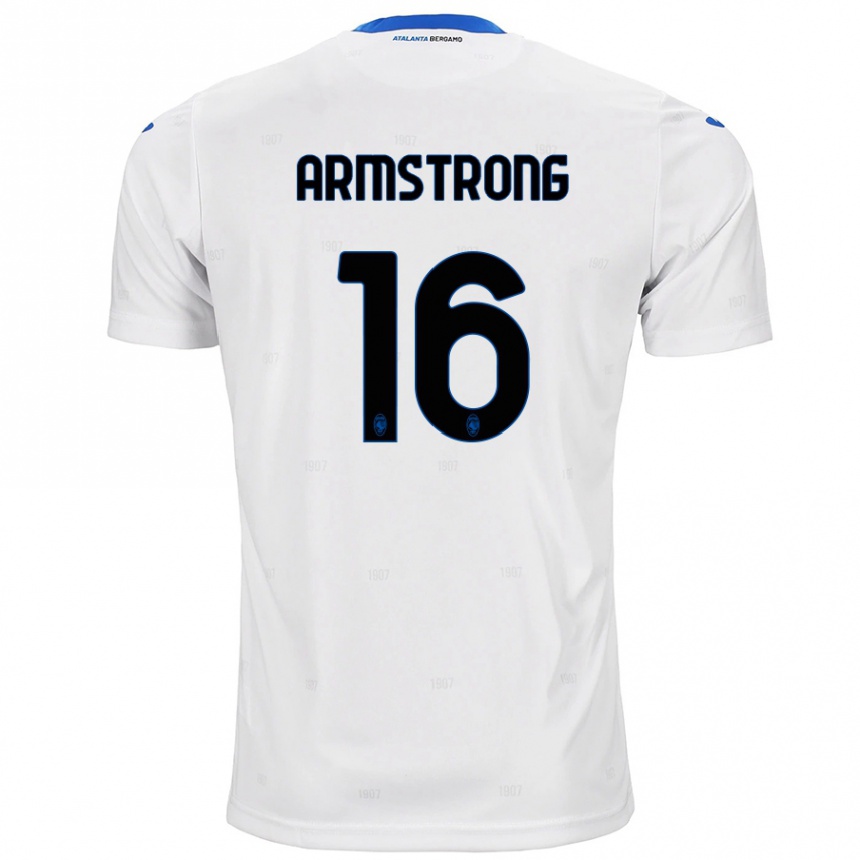 Kids Football Daniel Armstrong #16 White Away Jersey 2024/25 T-Shirt Uk