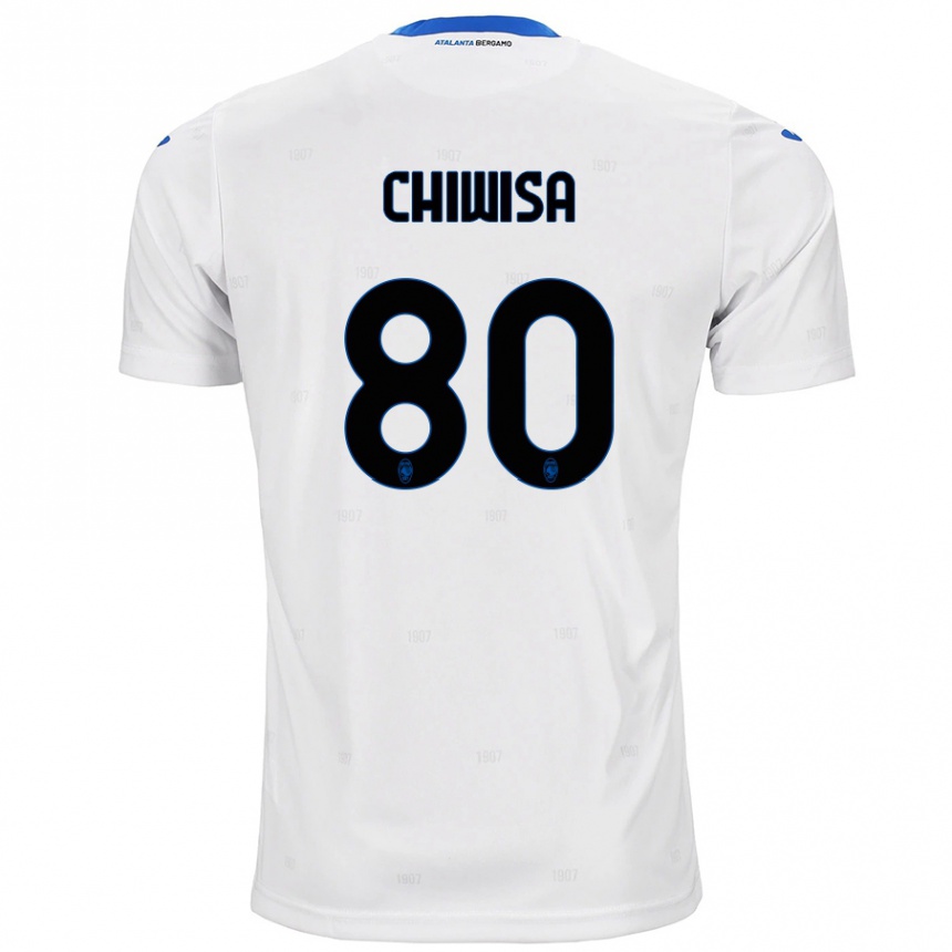 Kids Football Mannah Chiwisa #80 White Away Jersey 2024/25 T-Shirt Uk