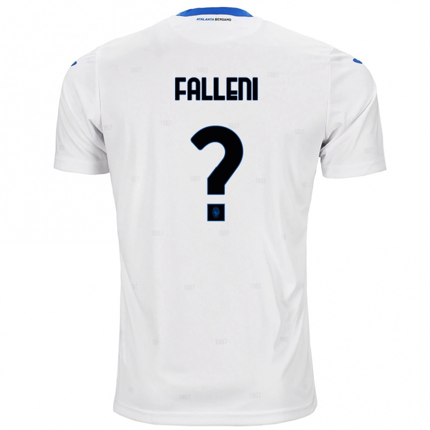 Kids Football Alessandro Falleni #0 White Away Jersey 2024/25 T-Shirt Uk