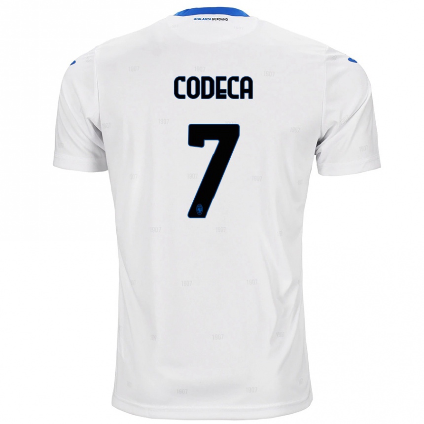 Kids Football Bianca Codeca #7 White Away Jersey 2024/25 T-Shirt Uk