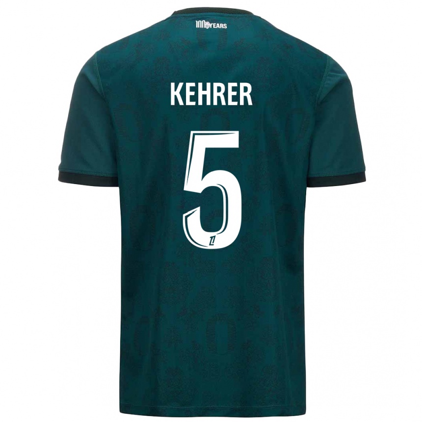 Kids Football Thilo Kehrer #5 Dark Green Away Jersey 2024/25 T-Shirt Uk