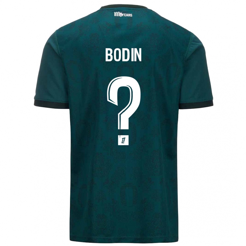 Kids Football Hugo Bodin #0 Dark Green Away Jersey 2024/25 T-Shirt Uk