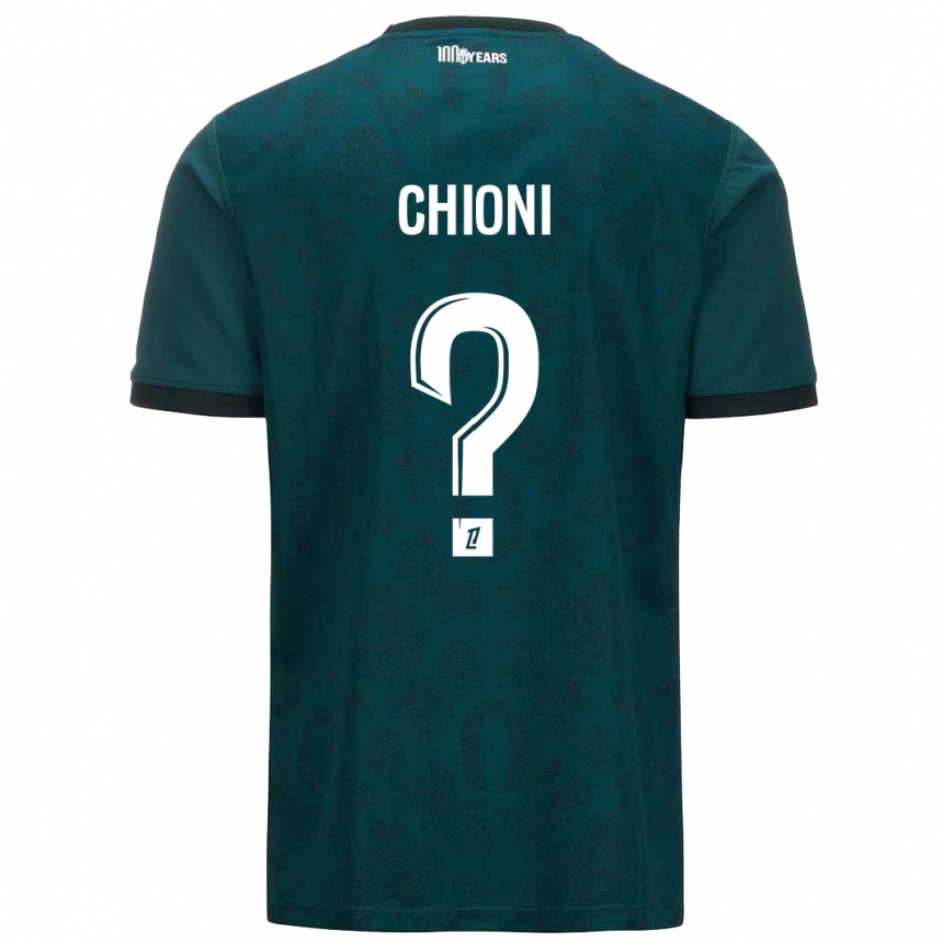 Kids Football Tristan Chioni #0 Dark Green Away Jersey 2024/25 T-Shirt Uk