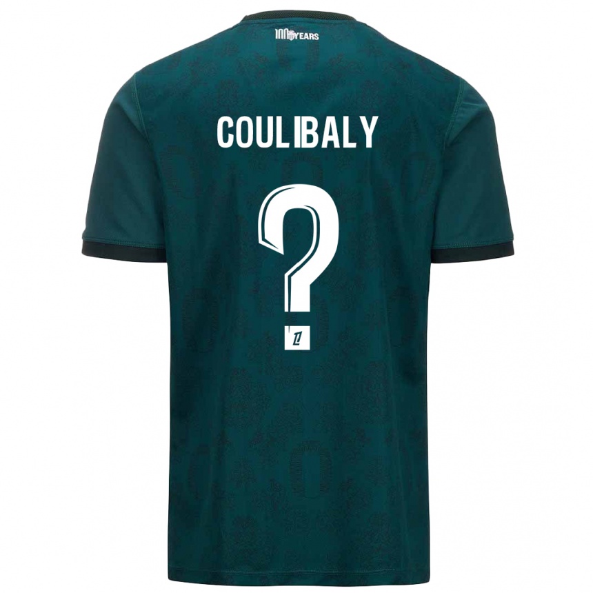 Kids Football Mamadou Coulibaly #0 Dark Green Away Jersey 2024/25 T-Shirt Uk