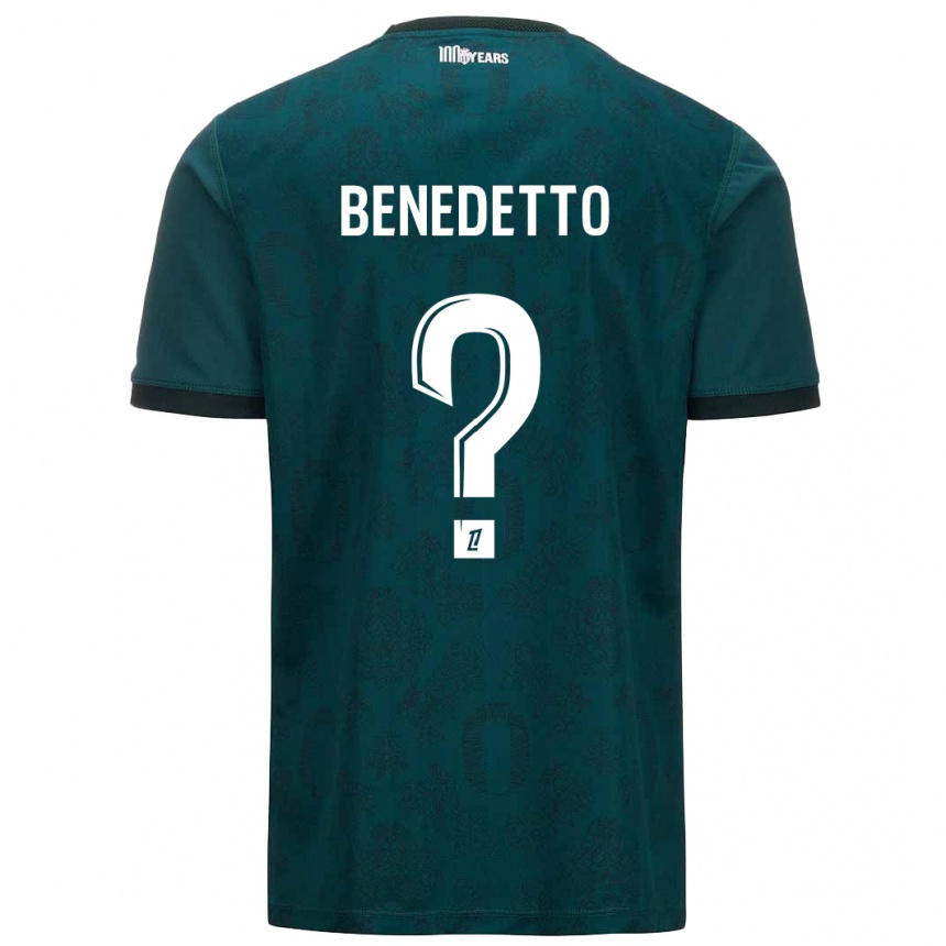 Kids Football Antéo Benedetto #0 Dark Green Away Jersey 2024/25 T-Shirt Uk