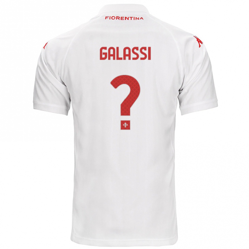 Kids Football Andrea Galassi #0 White Away Jersey 2024/25 T-Shirt Uk