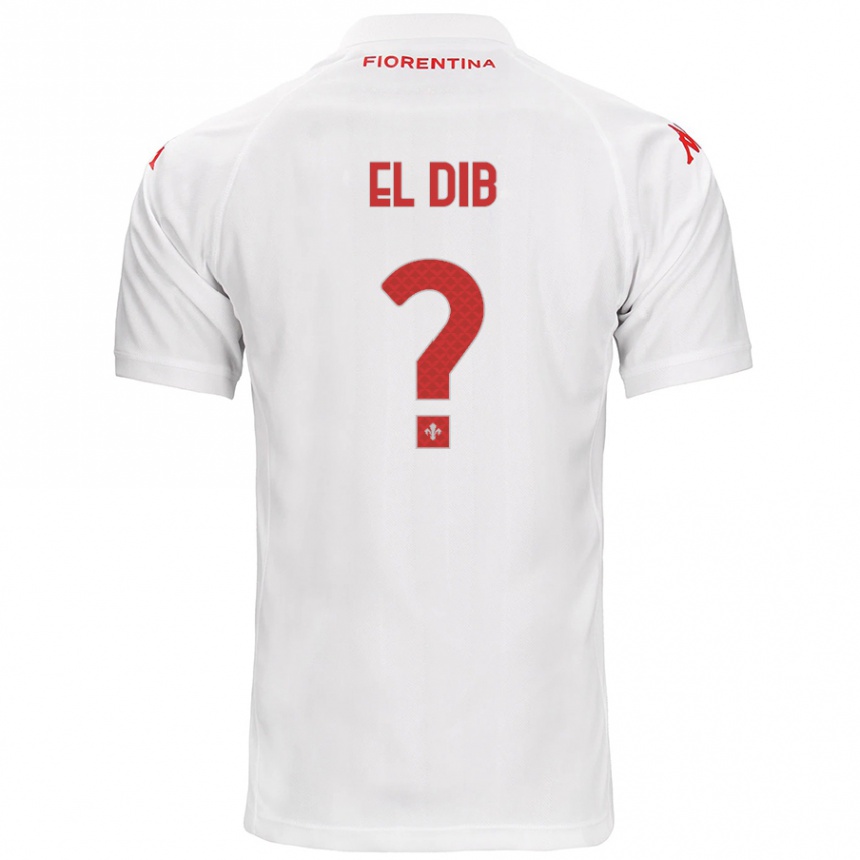 Kids Football Karim El Dib #0 White Away Jersey 2024/25 T-Shirt Uk