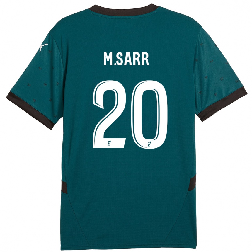 Kids Football Malang Sarr #20 Dark Green Away Jersey 2024/25 T-Shirt Uk