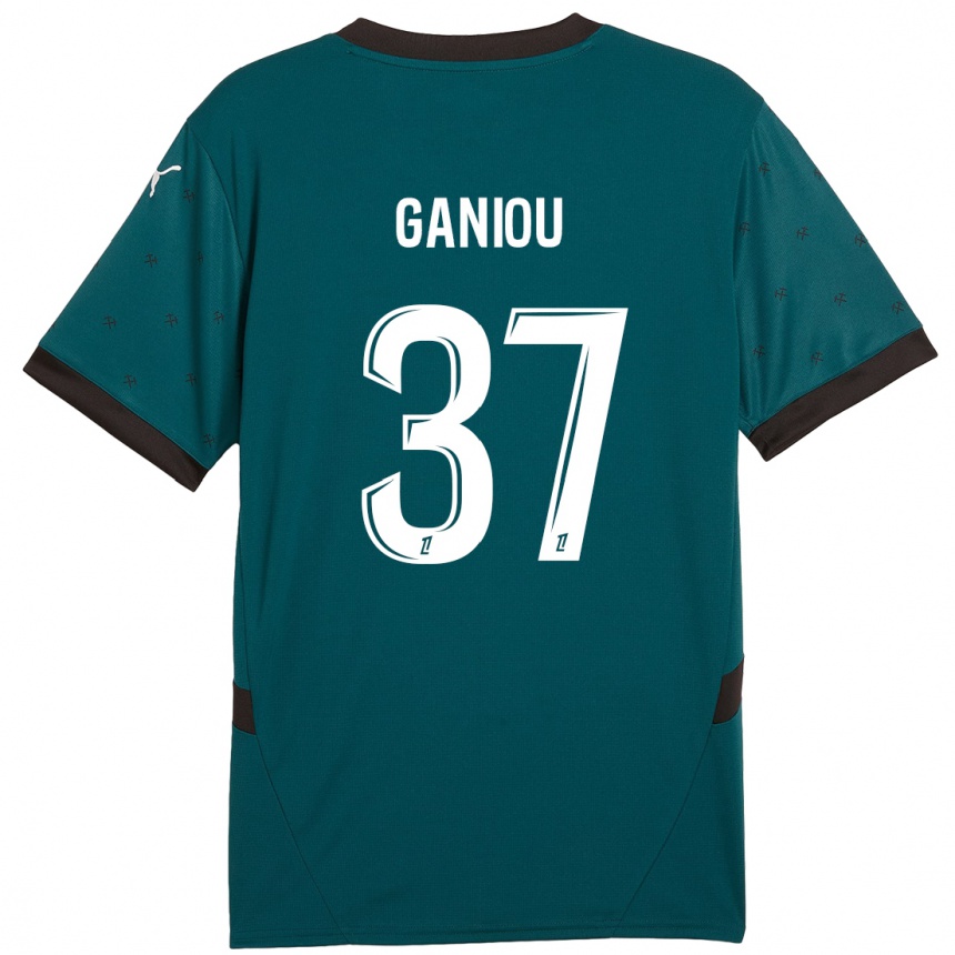 Kids Football Ismaëlo Ganiou #37 Dark Green Away Jersey 2024/25 T-Shirt Uk