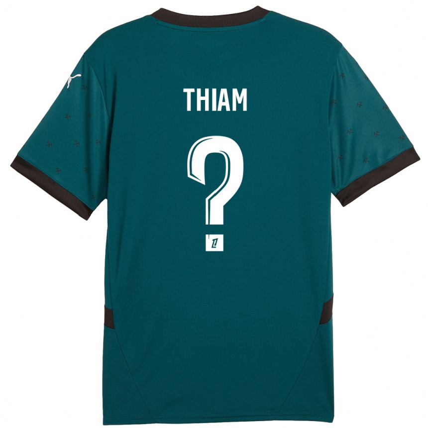 Kids Football Mamadou Thiam #0 Dark Green Away Jersey 2024/25 T-Shirt Uk