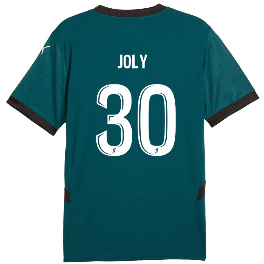 Kids Football Blandine Joly #30 Dark Green Away Jersey 2024/25 T-Shirt Uk