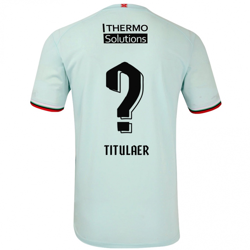 Kids Football Björn Titulaer #0 Light Green Away Jersey 2024/25 T-Shirt Uk