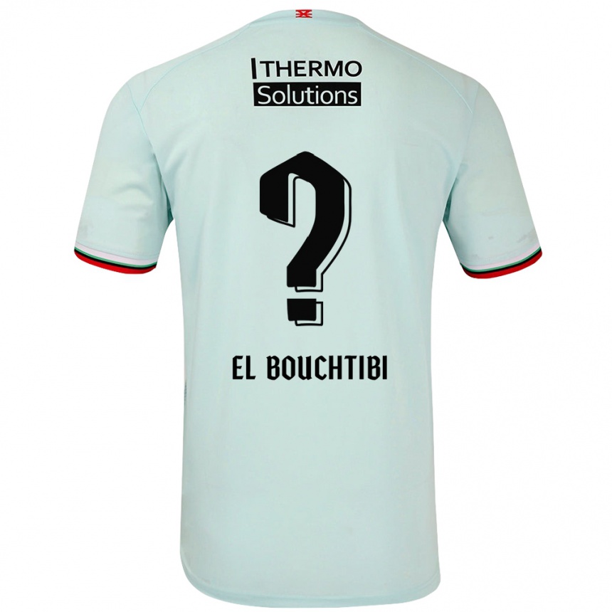 Kids Football Ilias El Bouchtibi #0 Light Green Away Jersey 2024/25 T-Shirt Uk