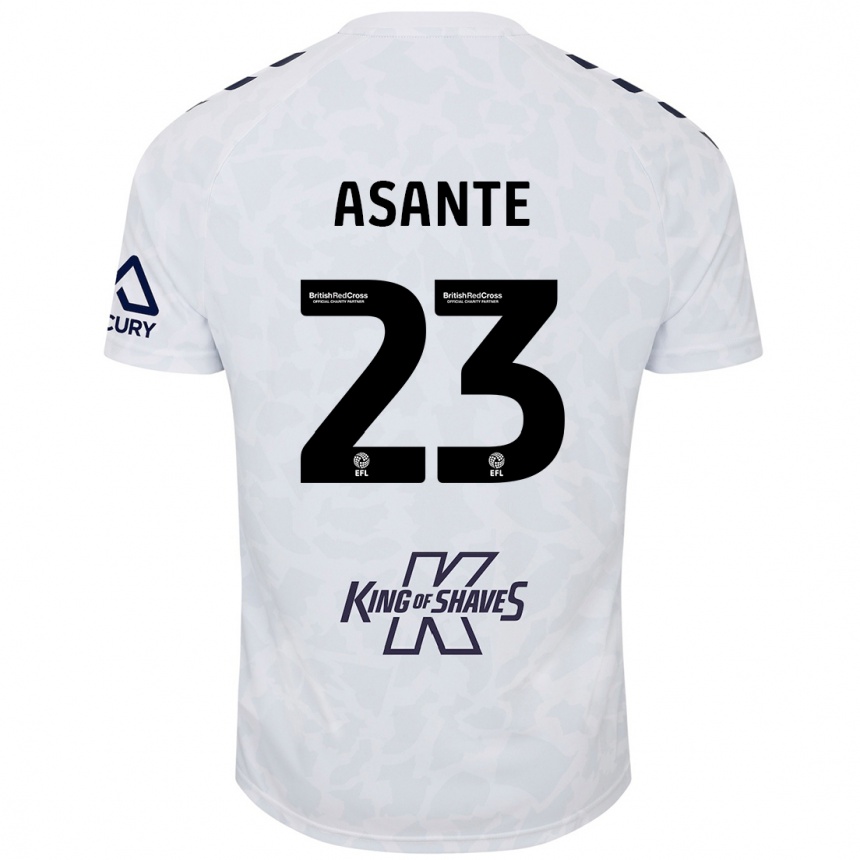 Kids Football Brandon Thomas-Asante #23 White Away Jersey 2024/25 T-Shirt Uk