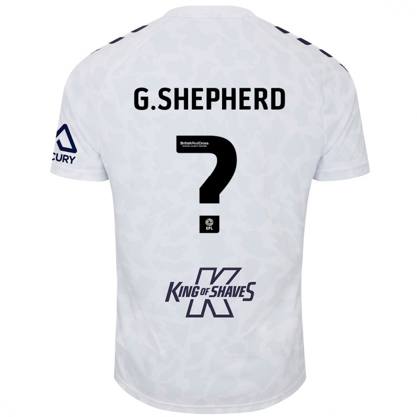 Kids Football George Shepherd #0 White Away Jersey 2024/25 T-Shirt Uk