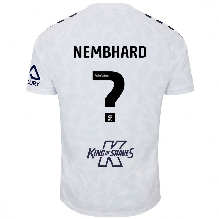 Kids Football Kesiah Nembhard #0 White Away Jersey 2024/25 T-Shirt Uk