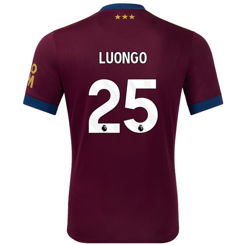 Kids Football Massimo Luongo #25 Brown Away Jersey 2024/25 T-Shirt Uk