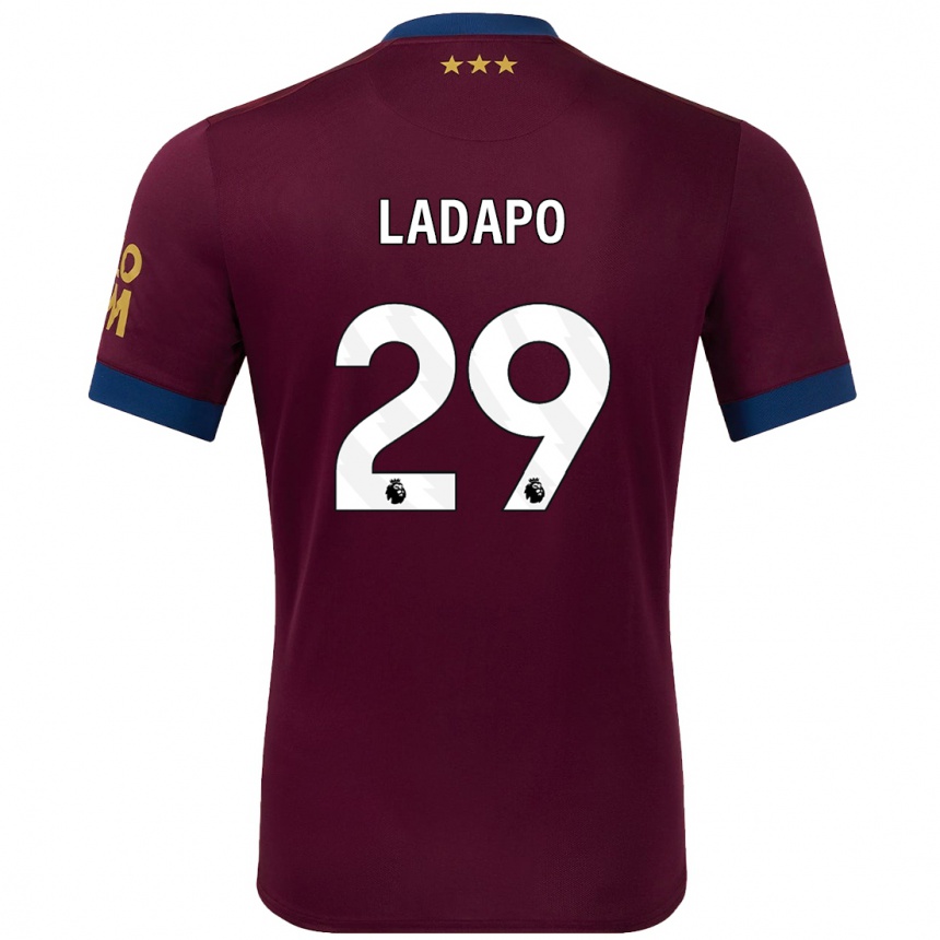 Kids Football Freddie Ladapo #29 Brown Away Jersey 2024/25 T-Shirt Uk