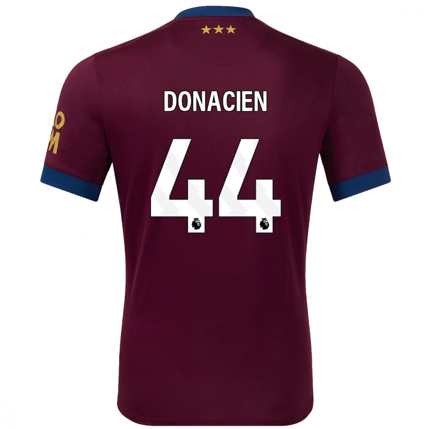 Kids Football Janoi Donacien #44 Brown Away Jersey 2024/25 T-Shirt Uk