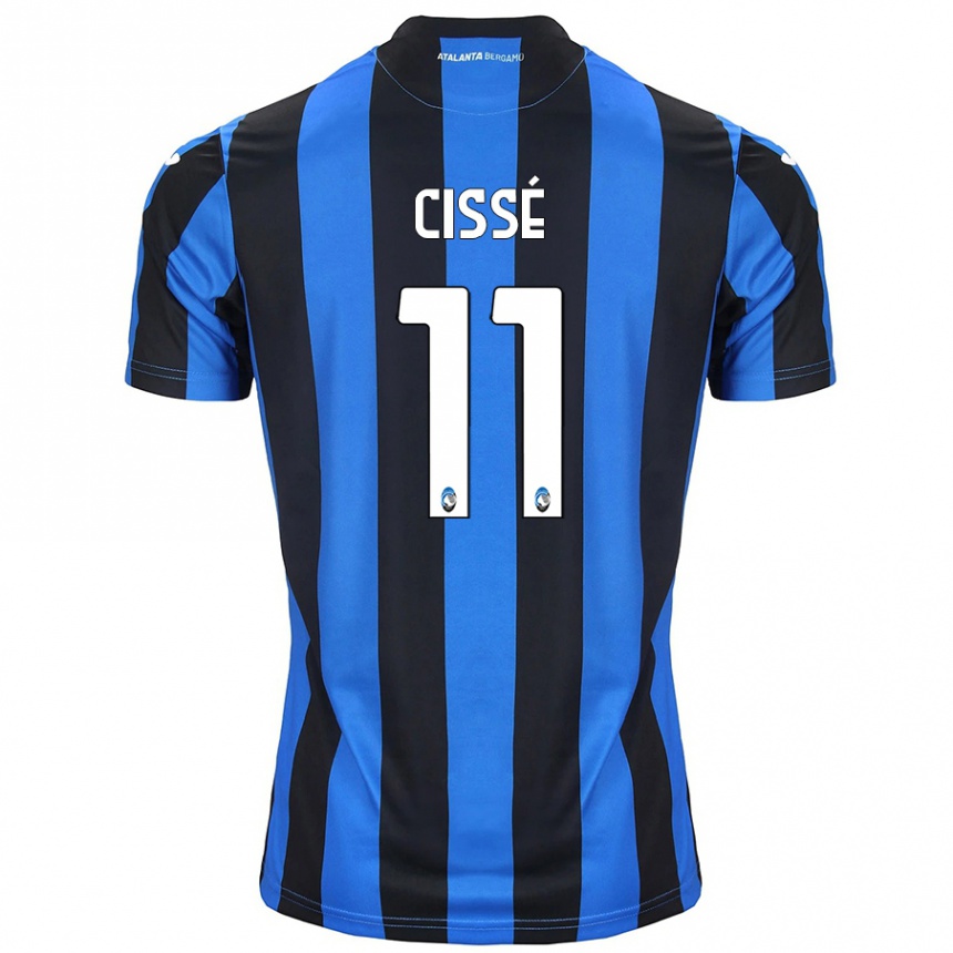 Men Football Moustapha Cissé #11 Blue Black Home Jersey 2024/25 T-Shirt Uk