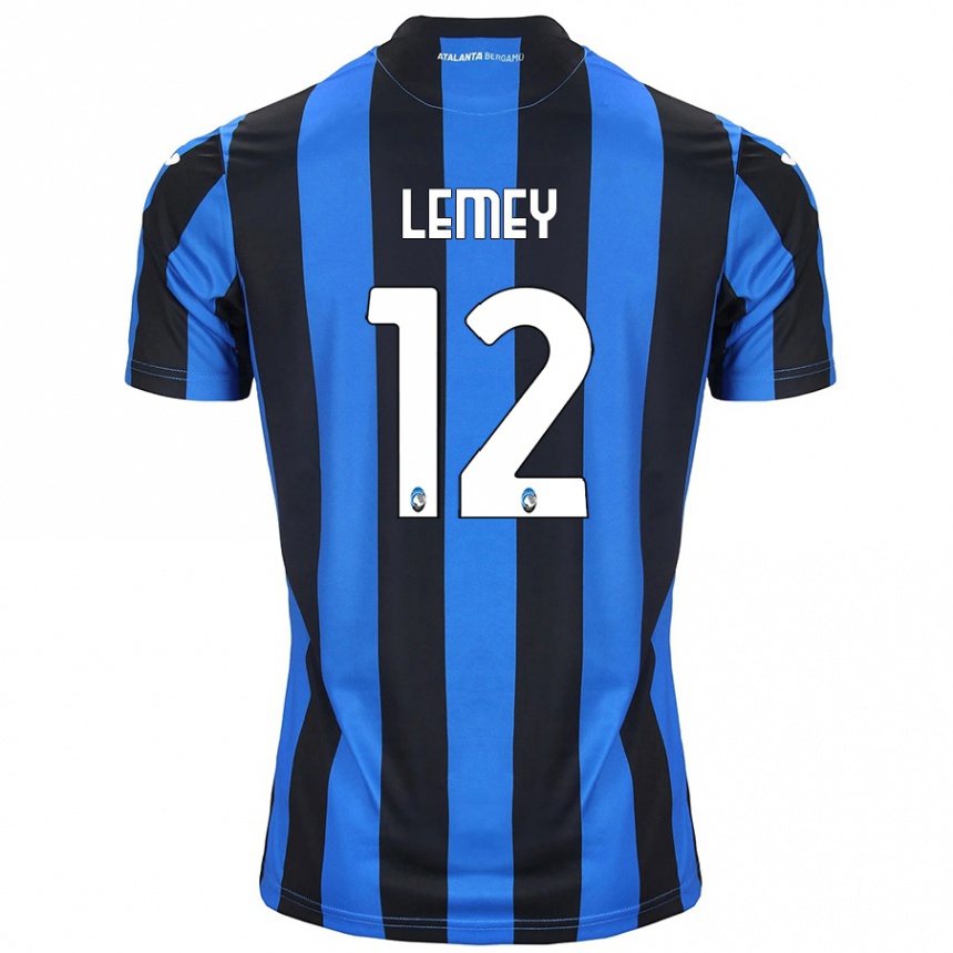 Men Football Diede Lemey #12 Blue Black Home Jersey 2024/25 T-Shirt Uk