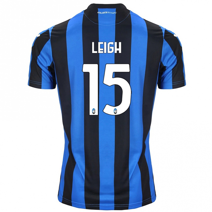 Men Football Adrienne Leigh #15 Blue Black Home Jersey 2024/25 T-Shirt Uk