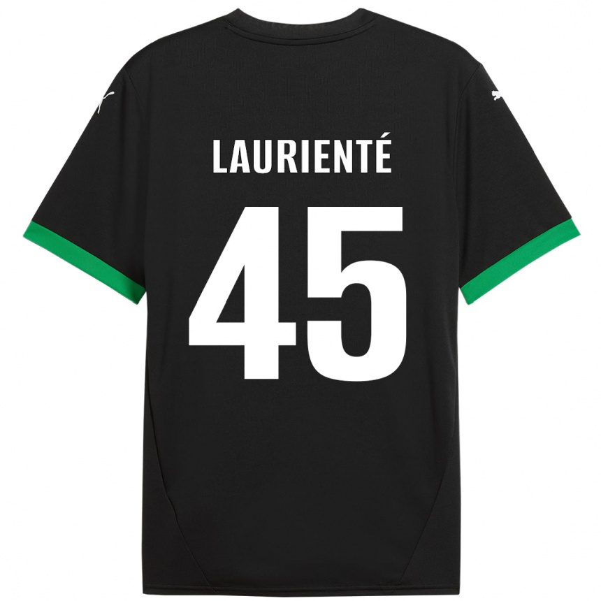 Men Football Armand Laurienté #45 Black Dark Green Home Jersey 2024/25 T-Shirt Uk