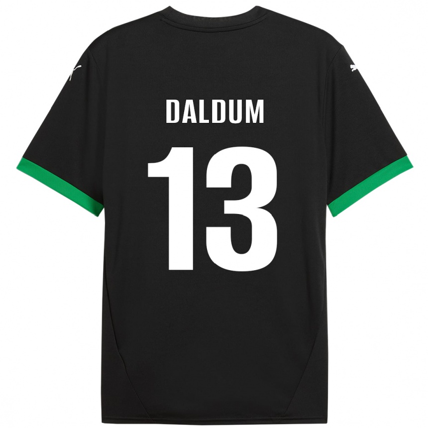 Men Football Sonosi Daldum #13 Black Dark Green Home Jersey 2024/25 T-Shirt Uk