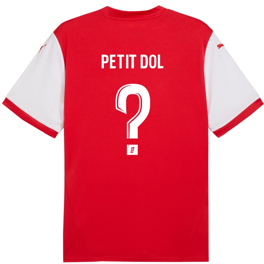 Men Football Alvin Petit Dol #0 Red White Home Jersey 2024/25 T-Shirt Uk