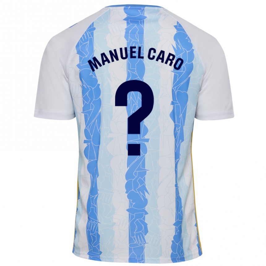 Men Football José Manuel Caro #0 White Blue Home Jersey 2024/25 T-Shirt Uk