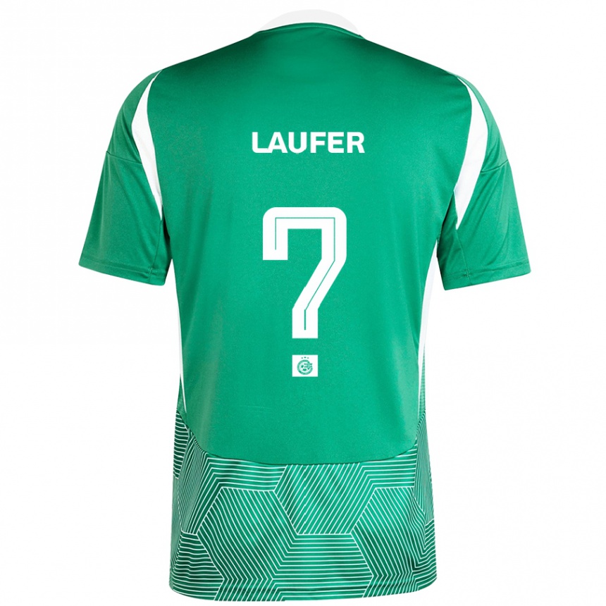 Men Football Ronny Laufer #0 Green White Home Jersey 2024/25 T-Shirt Uk