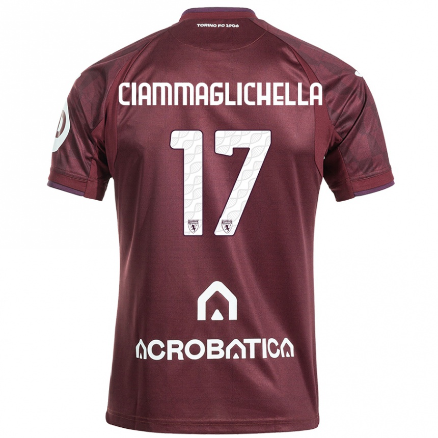 Men Football Aaron Ciammaglichella #17 Maroon White Home Jersey 2024/25 T-Shirt Uk