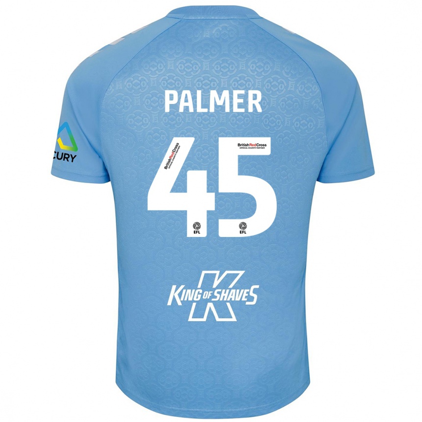 Men Football Kasey Palmer #45 Blue White Home Jersey 2024/25 T-Shirt Uk