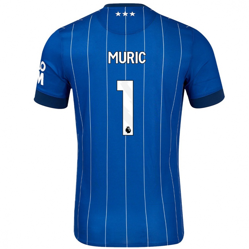 Men Football Arijanet Muric #1 Navy Blue Home Jersey 2024/25 T-Shirt Uk