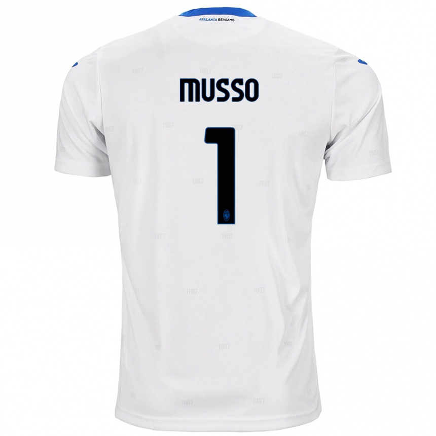 Men Football Juan Musso #1 White Away Jersey 2024/25 T-Shirt Uk