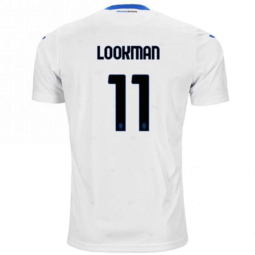 Men Football Ademola Lookman #11 White Away Jersey 2024/25 T-Shirt Uk