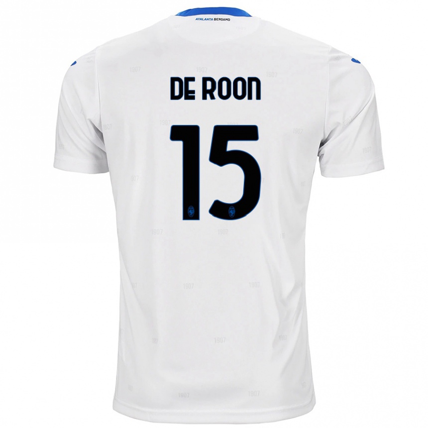 Men Football Marten De Roon #15 White Away Jersey 2024/25 T-Shirt Uk