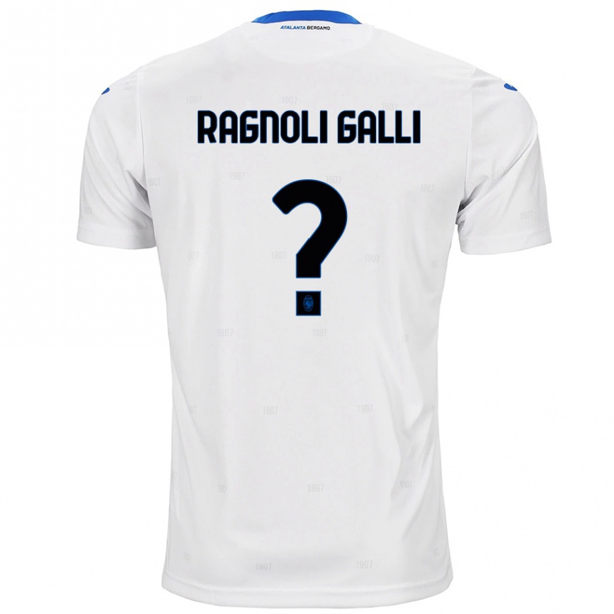 Men Football Federico Ragnoli Galli #0 White Away Jersey 2024/25 T-Shirt Uk