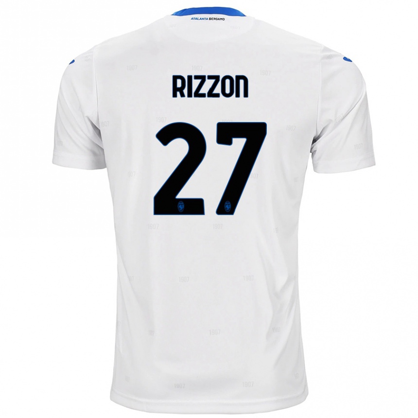 Men Football Giulia Rizzon #27 White Away Jersey 2024/25 T-Shirt Uk