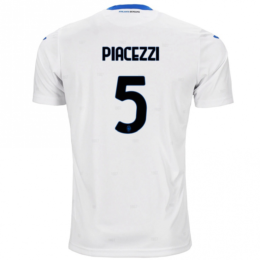 Men Football Eleonora Piacezzi #5 White Away Jersey 2024/25 T-Shirt Uk