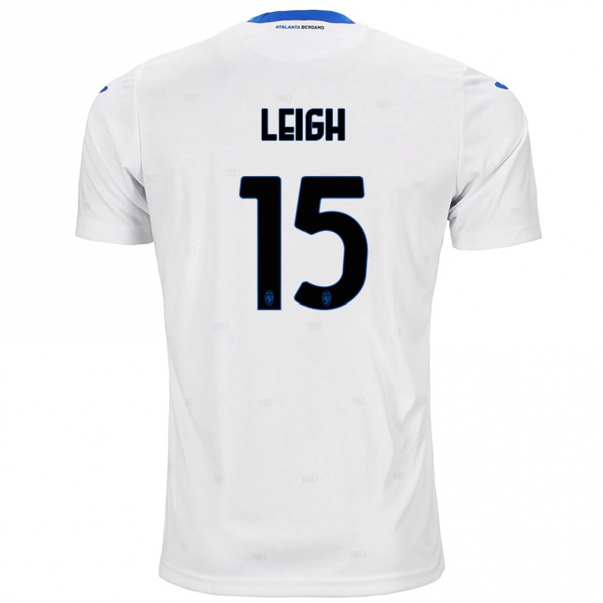 Men Football Adrienne Leigh #15 White Away Jersey 2024/25 T-Shirt Uk