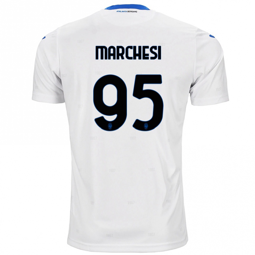 Men Football Silvia Marchesi #95 White Away Jersey 2024/25 T-Shirt Uk