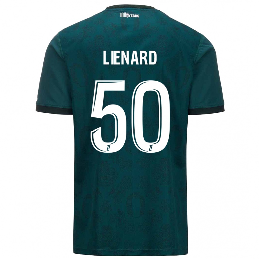 Men Football Yann Lienard #50 Dark Green Away Jersey 2024/25 T-Shirt Uk