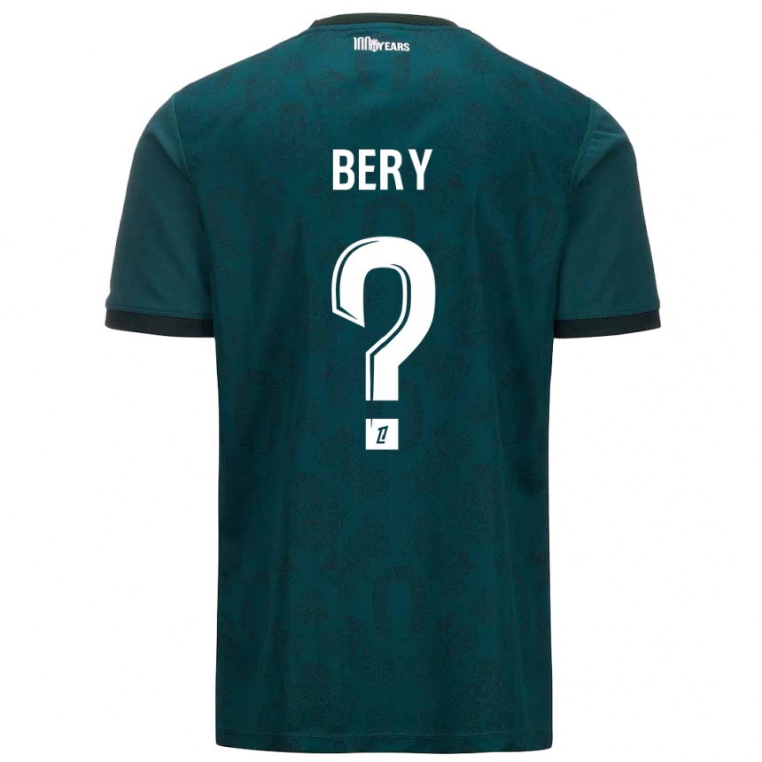 Men Football Jules Bery #0 Dark Green Away Jersey 2024/25 T-Shirt Uk