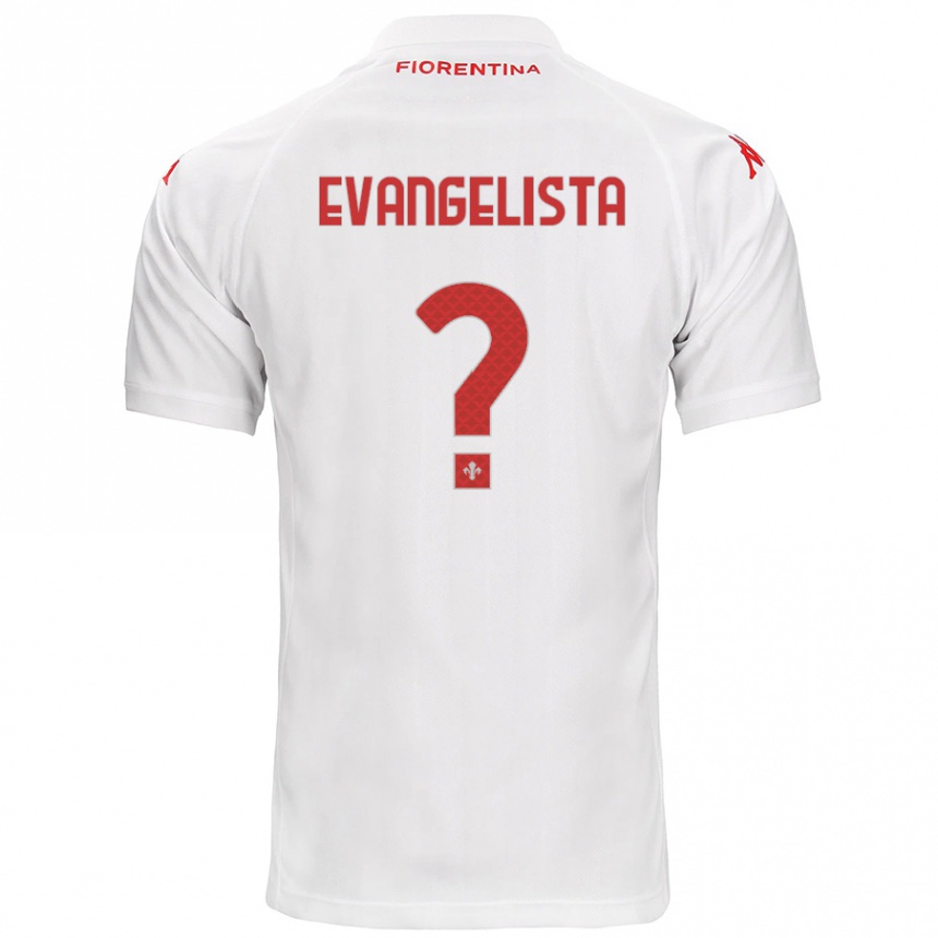 Men Football Carlo Evangelista #0 White Away Jersey 2024/25 T-Shirt Uk