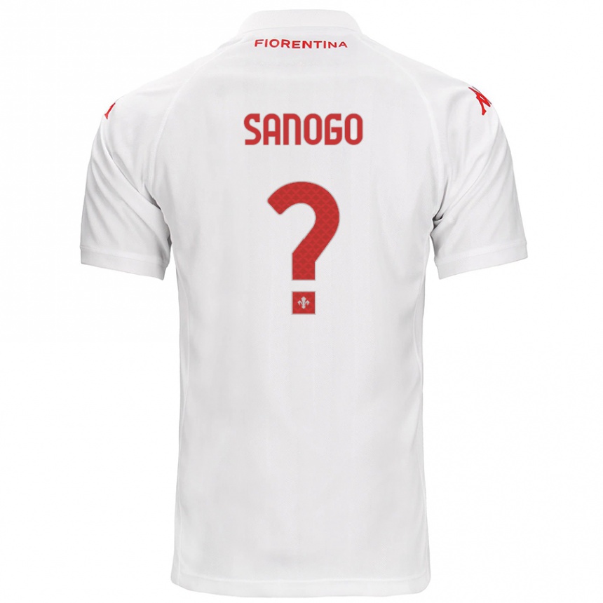 Men Football Bassidy Sanogo #0 White Away Jersey 2024/25 T-Shirt Uk